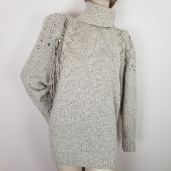 Vintage south western boho vibes turtleneck - Picture 4 of 8